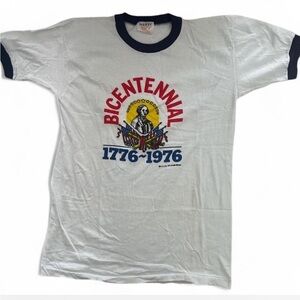 Metro 1975 Bicentennial Graphic Ringer Tee S-M